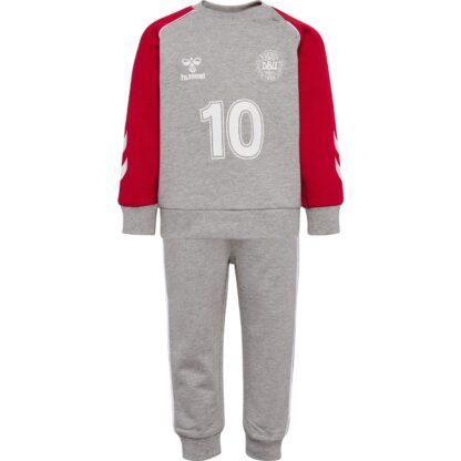 Hummel Grey Melange DBU Gameday Sweatsæt - Str. 62 - Hummel