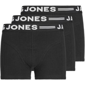 Jack & Jones Junior Black Sense Boxershort 3-pak Noos - Str. 140 cm - Jack & Jones Junior