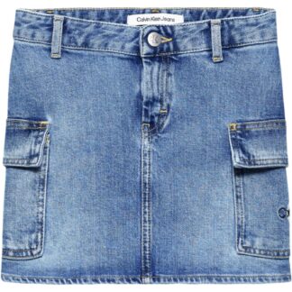 Calvin Klein Denim Nederdel Authentic Mid Blue - Str. 12 år - Calvin Klein