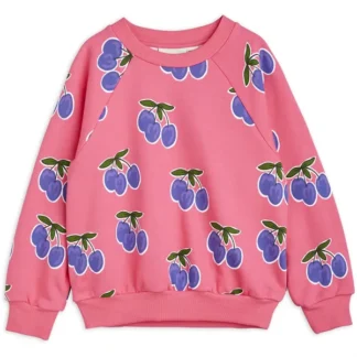 Mini Rodini Plum Aop Sweatshirt Pink - Mini Rodini