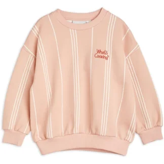 Mini Rodini WhatÂ´s Cooking Emb Sweatshirt Pink - Mini Rodini