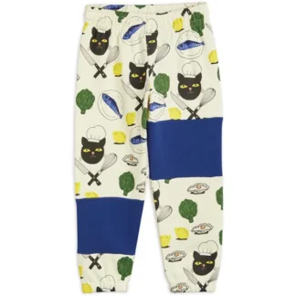 Mini Rodini Chef Cat Aop Sweatpants Multi - Mini Rodini