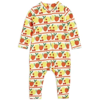 Mini Rodini Fruits Aop Jumpsuit Baby Multi - Mini Rodini