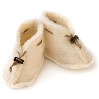 Alwero Baby Slippers Emo Naturel - Str. 6-12 mdr - alwero