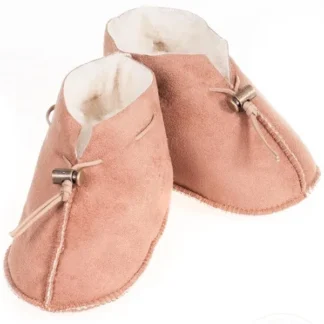 Alwero Baby Slippers Emo Velours Light Brown - Str. 12-24 mdr - alwero