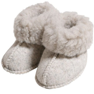 Alwero Baby Slippers Light Grey - Str. 6-12 mdr - alwero