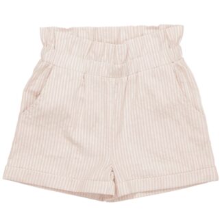 Copenhagen Colors Dusty Rose W Cream Stripe Seersucker Shorts m. Flæser - Str. 122 - Copenhagen colors