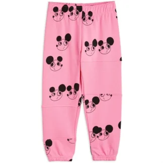 Mini Rodini Ritzrats Aop Sweatpants Pink - Mini Rodini