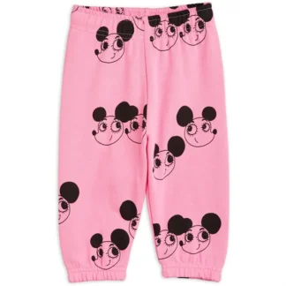 Mini Rodini Ritzrats Aop Baby Sweatpants Pink - Mini Rodini