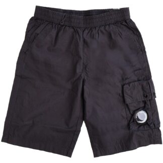 C.P. Company Black Bermuda Shorts - Str. 8 år - C.P. Company