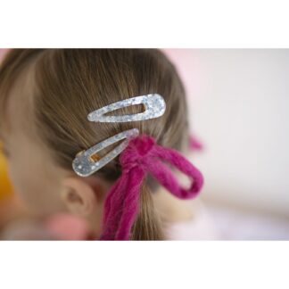 Great Pretenders Boutique Gel Sparkle Hairclips, 2 Pcs Silver - Great Pretenders