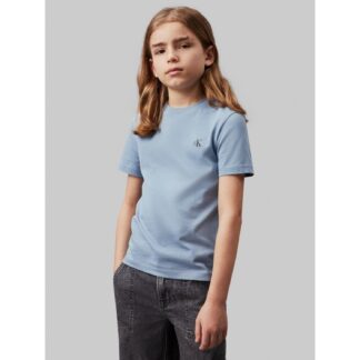 Calvin Klein Ck Black / Faded Blue 2-Pack Monogram T-Shirt - Str. 12 år - Calvin Klein