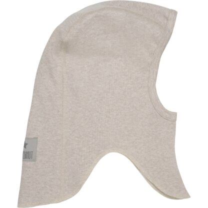 Huttelihut Camel Melange Balaclava Rib - Str. 54/6-8 år - Huttelihut