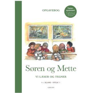 Forlaget Carlsen Søren og Mette: Vi læser og tegner (Opgavebog 3, 0.-1. klasse) - Forlaget Carlsen