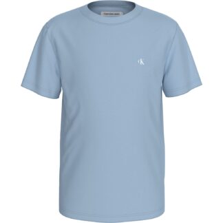 Calvin Klein Faded Denim Monogram Mini Badge T-Shirt - Str. 12 år - Calvin Klein