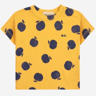 Bobo Choses Yellow Poma All Over Yellow T-Shirt - Str. 2 år - Bolden