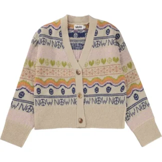 Molo Peace Now Knit Gilly Cardigan - Mini Rodini