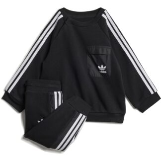 adidas Originals Black Crew Sweat Set - Str. 68 - adidas Originals