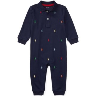 Ralph Lauren Baby Boy Coverall French Navy - Ralph Lauren Baby