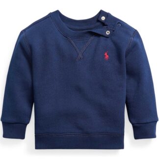 Ralph Lauren Baby Boy Sweatshirt Cruise Navy - Ralph Lauren Baby