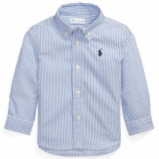 Ralph Lauren Baby Boy Slim Fit Shirt Blue MU - Ralph Lauren Baby