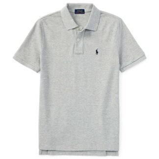 Polo Ralph Lauren Boy Short Sleeved Classic Polo New Grey Heather - MINI A TURE