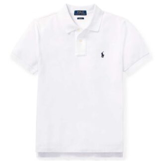 Polo Ralph Lauren Boy Short Sleeved Classic Polo White - Serendipity