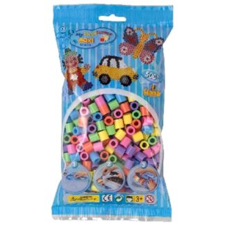 HAMA Maxi Perler 500 stk Pastel Mix - 8471 - HAMA