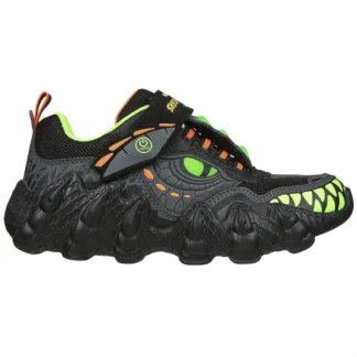 Skechers Skecho-O-Saurus Lights Sneakers Black Lime - Skechers