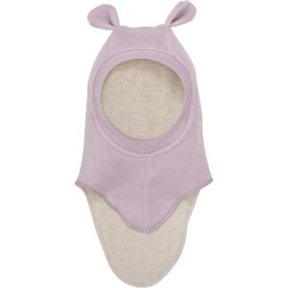 Huttelihut X Luksusbaby Bomuld Fleece Elefanthue Elderberry - Str. 12-24 mdr - Huttelihut