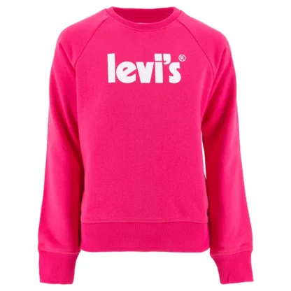 Levi's Poster Logo Sweatshirt Raspberry Sorbet - Levi's