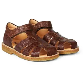 Angulus Sandal M. Velcrolukning Mellembrun - Str. 29 - Angulus