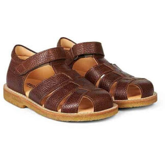 Angulus Sandal M. Velcrolukning Mellembrun - Str. 30 - Angulus