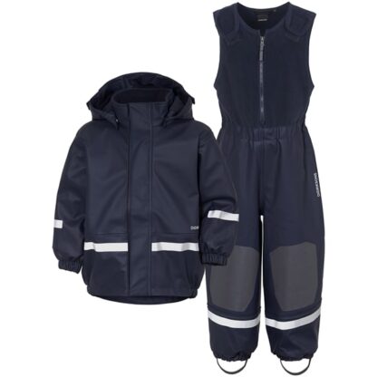 Didriksons Boardman Kids Navy Regnsæt - Str. 100 cm - Didriksons