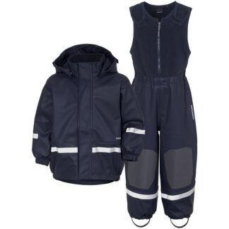 Didriksons Boardman Kids Navy Regnsæt - Str. 70 cm - Didriksons