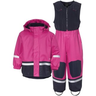 Didriksons Boardman Kids Plastic Pink Regnsæt - Str. 70 cm - Didriksons