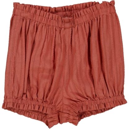 Wheat Dark Terracotta Angie Shorts - Wheat