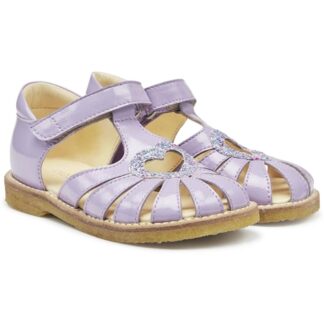 Angulus Hjerte Sandaler Lilac/Confetti Glitter - Str. 30 - Angulus