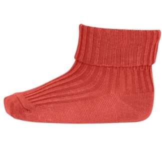 MP 533 Cotton Rib Baby Socks 831 Canyon Rose - MP Danmark