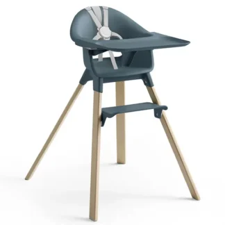 StokkeÂ® Clikkâ¢ Højstol Fjord Blue Inkl. Transport Taske - StokkeÂ®