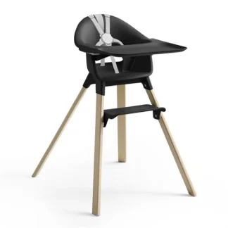 StokkeÂ® Clikkâ¢ Højstol Black Natural Inkl. Transport Taske - StokkeÂ®