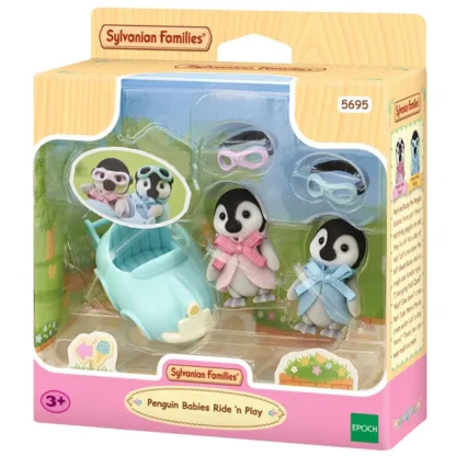 Sylvanian FamiliesÂ® Baby Pingviner Cykel & Legesæt - Sylvanian FamiliesÂ®