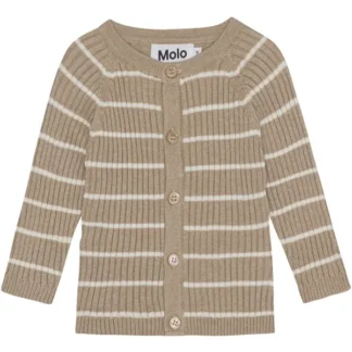 Molo Ridge Stripe Bendix Cardigan - Mini Rodini