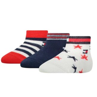 Tommy Hilfiger Newborn 3-pak Giftbox Strømper Tommy Original - Tommy Hilfiger