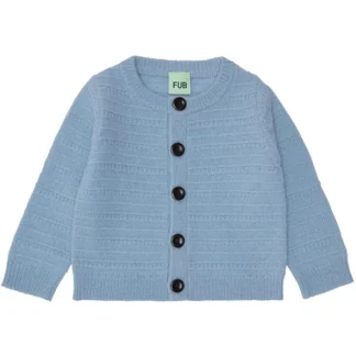 FUB Baby Lammeuld Cardigan Sky - Mini Rodini