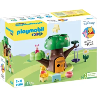 PlaymobilÂ® 1.2.3 & Disney - Plys og Grislings Træhus - PlaymobilÂ®