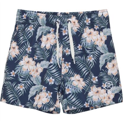 Color Kids Badeshorts AOP Deep Sea - Str. 128 - Color Kids