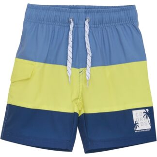 Color Kids Badeshorts Colorblock Limelight - Str. 110 cm - Color Kids