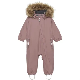 Color Kids Flyverdragt m. Faux Fur Burlwood - Color Kids