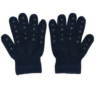 GObabyGO Grip Gloves Dark Blue - Str. 3-4 år - Gobabygo